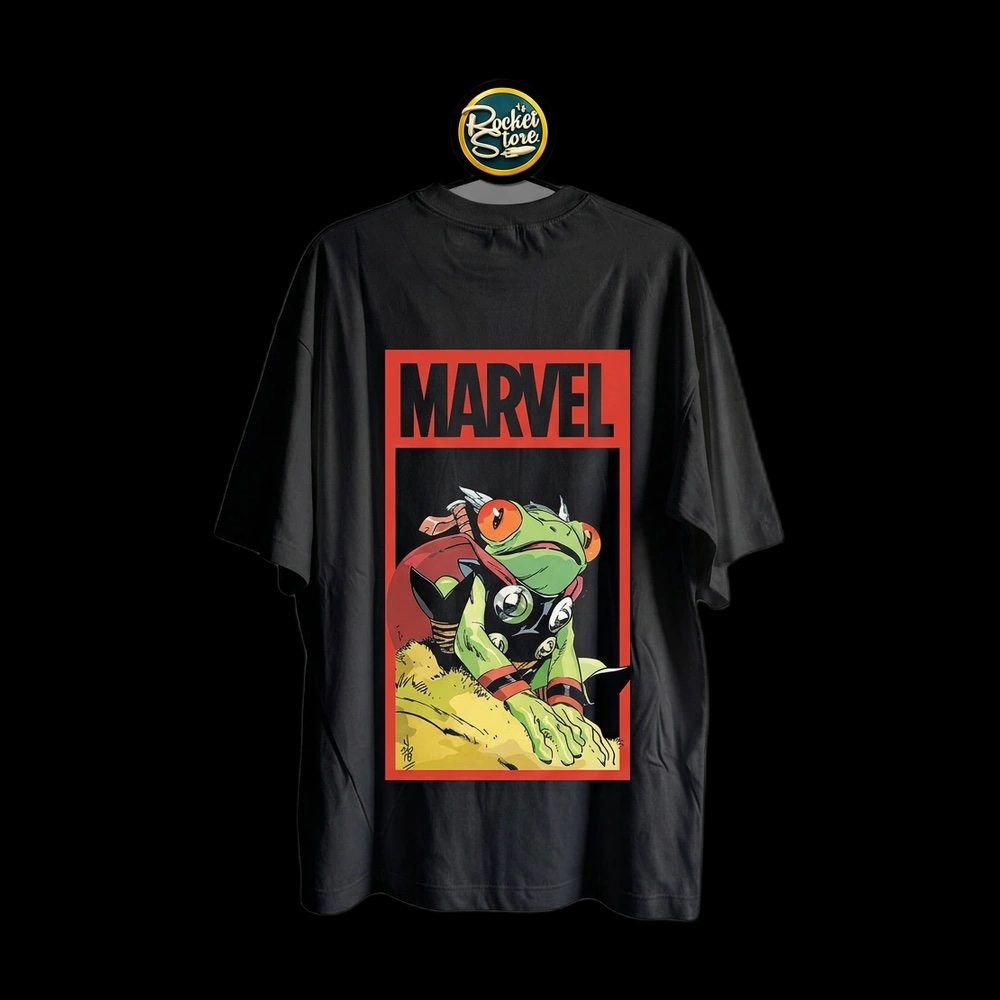 Camiseta Marvel Frog Thor negra - espalda